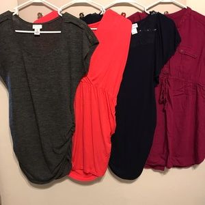 4 Motherhood Maternity Shirts